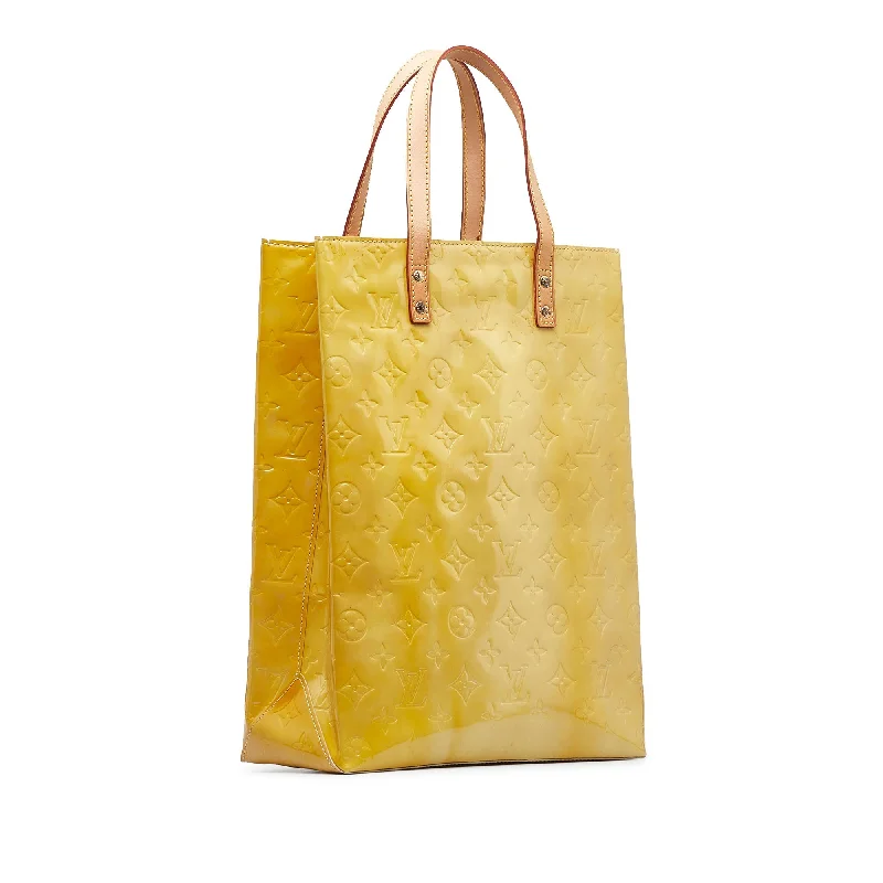 Elegant New Year Party Bags With Flash Sales Gold Louis Vuitton Monogram Vernis Reade MM Tote Bag