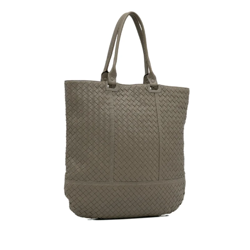 Lightweight And Functional Bags For Travel And Work Gray Bottega Veneta Intrecciato Nappa Tote