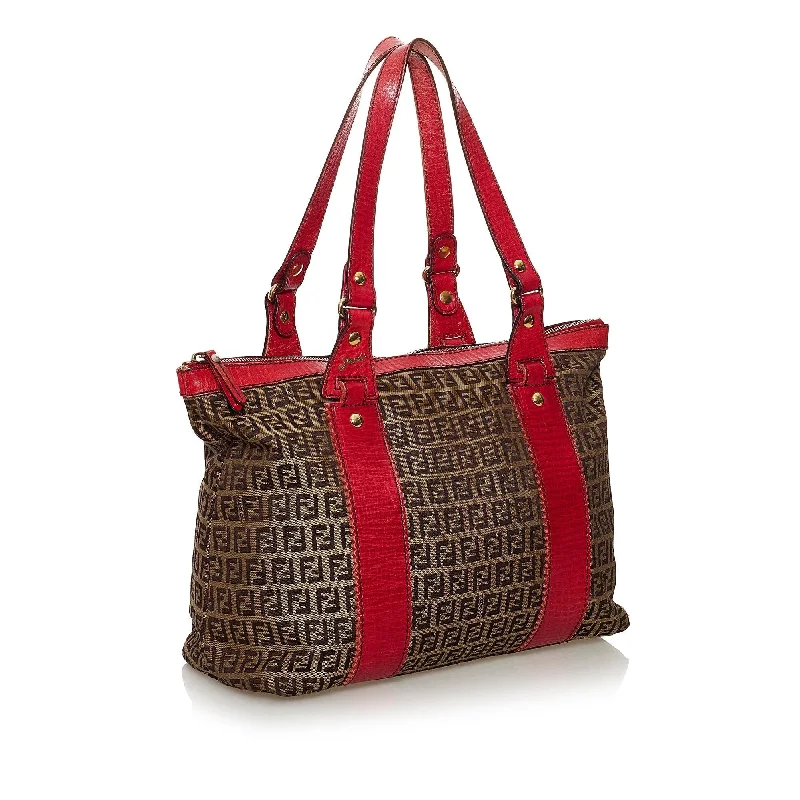 Eco-Friendly Bags For Sustainable Fashion Lovers Fendi Zucchino Canvas Tote Bag (SHG-32834)