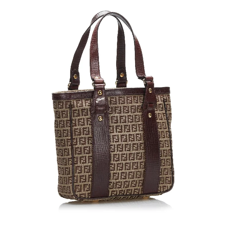 Inspired Bags For Luxury Fashion Lovers Fendi Zucchino Canvas Tote Bag (SHG-LR2O1Y)