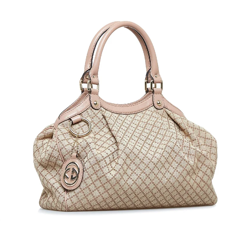Elegant New Year Party Bags With Flash Sales Gucci Diamante Sukey Tote Bag (SHG-SNTqhE)
