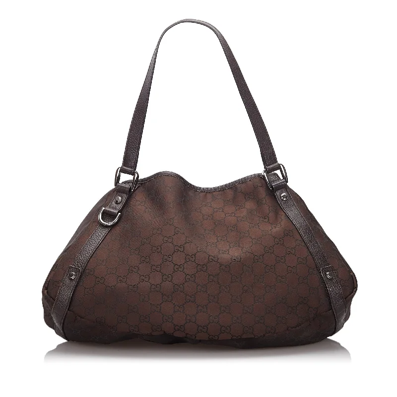 Elegant New Year Party Bags With Flash Sales Gucci Brown Dark Canvas Fabric GG Pelham Tote Bag Italy