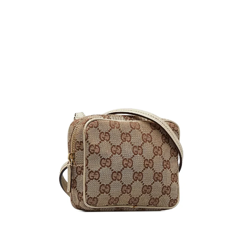Seasonal Clearance Bags For Summer Gucci GG Canvas Crossbody (SHG-19hxZ1)