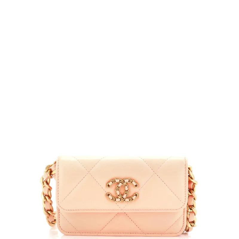 Sporty Bags For Active And Athletic Lifestyles 19 Clutch With Chain Quilted Lambskin