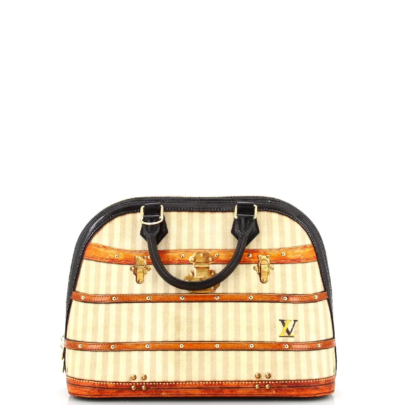 Designer Bags For Luxury Collectors With Offers Alma Handbag Limited Edition Time Trunk Canvas PM