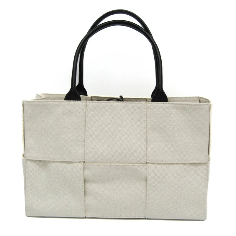 Romantic Valentine's Day Bags With Promotions Bottega Veneta Arco  Canvas Tote Bag (Pre-Owned)