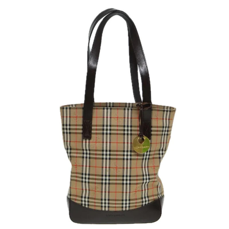 Bags For Minimalist And Functional Design Burberry Nova Check  Canvas Tote Bag (Pre-Owned)