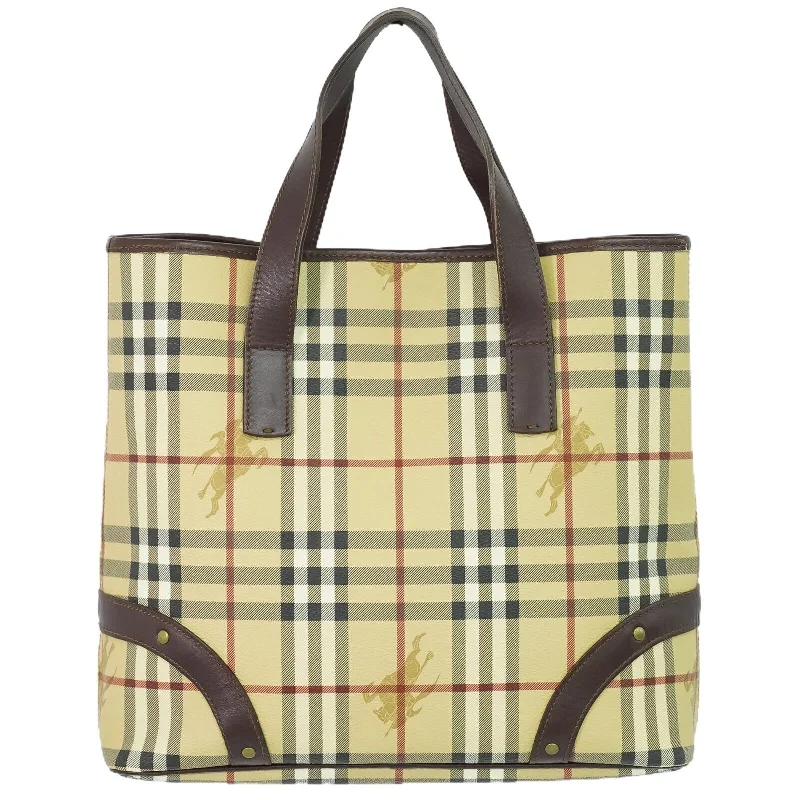 Bag For Modern Fashion Burberry Nova Check  Canvas Tote Bag (Pre-Owned)