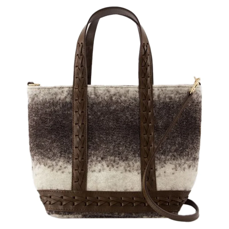 Eco-Friendly And Discounted Bags Cabas S Shopper Bag - Vanessa Bruno - Wool - Brown