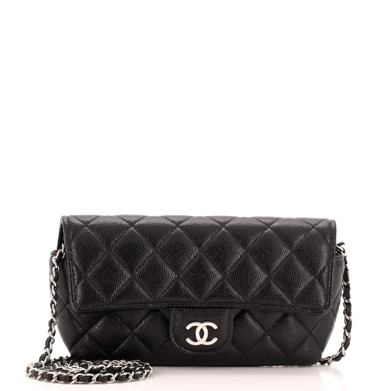 Seasonal Clearance Bags For Summer Classic Sunglasses Case with Chain Quilted Caviar