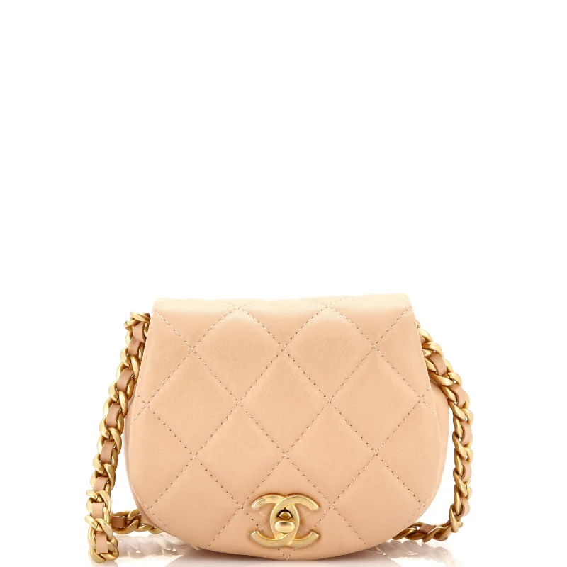 Inspired Bags For Modern Sophistication Coco Mail Clutch with Chain Quilted Calfskin Mini
