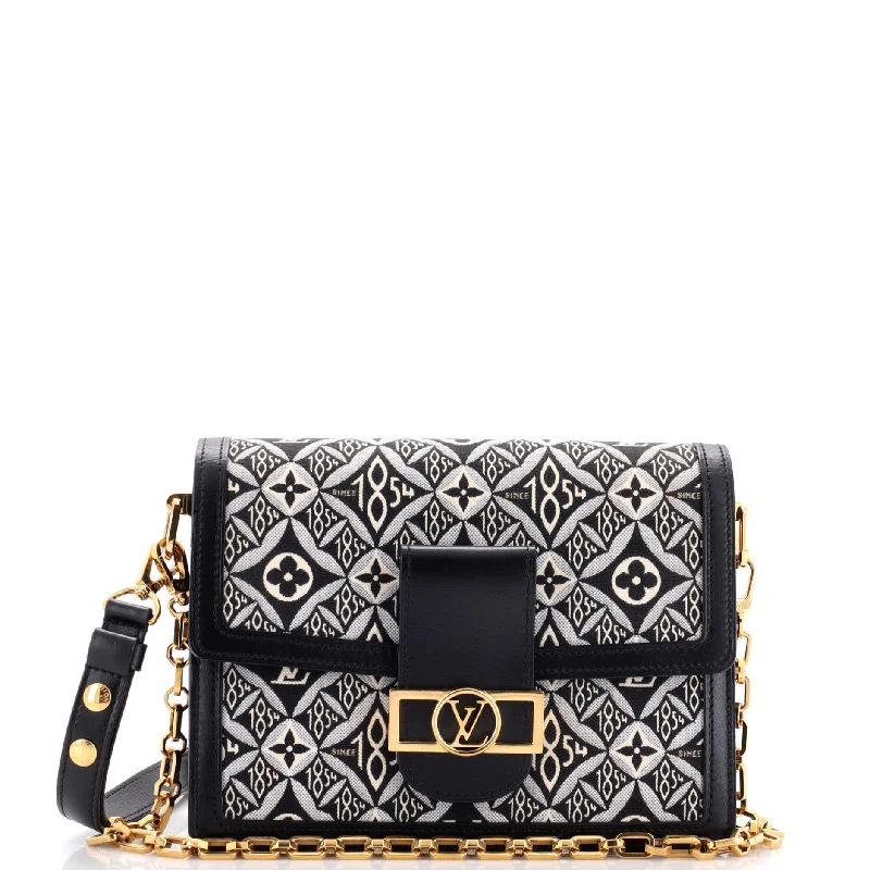 Valentine's Day Dauphine Shoulder Bag Limited Edition Since 1854 Monogram Jacquard MM