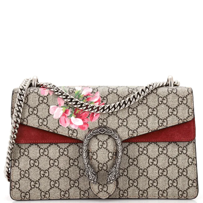 Cozy Handbags With Clearance Prices Dionysus Bag Blooms Print GG Coated Canvas Small
