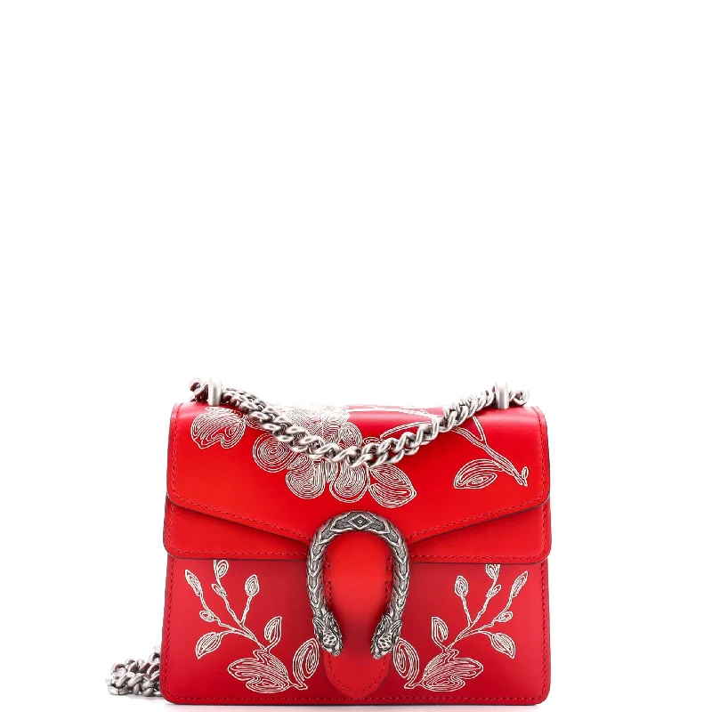Anti-Theft And Budget-Friendly Bags Dionysus Bag Limited Edition Painted Leather Mini