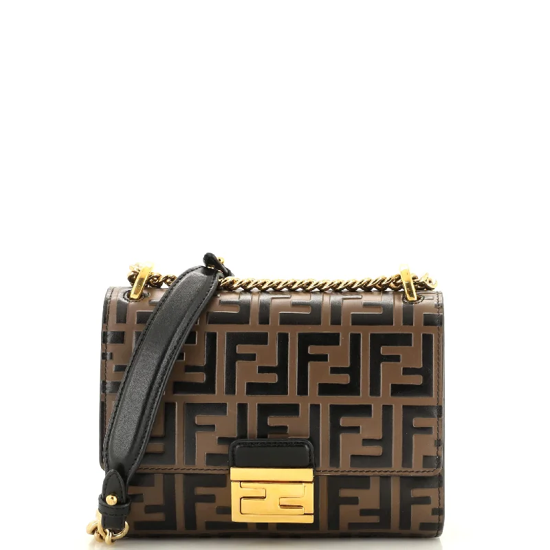Limited-Time Offers On Trendy And Stylish Bags Kan U Shoulder Bag Zucca Embossed Leather Small