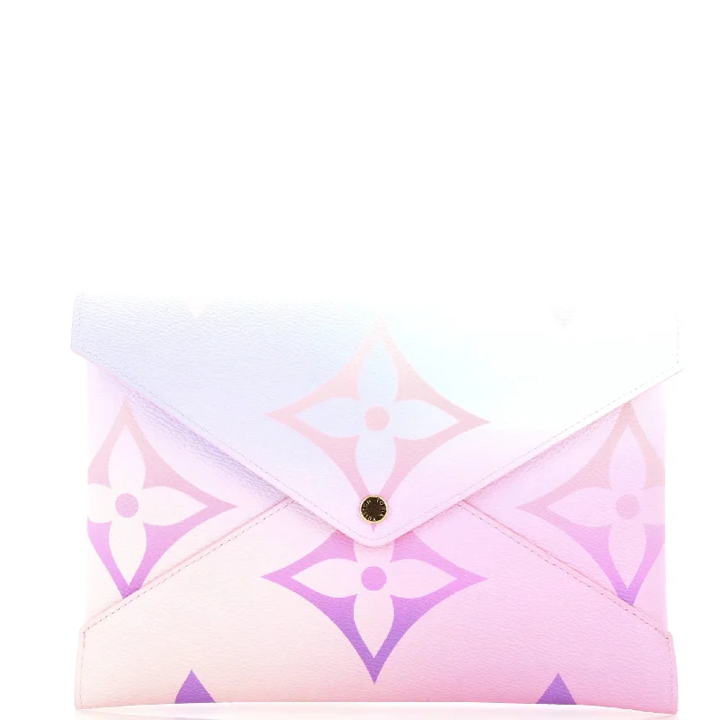 Eco-Friendly Bags For Sustainable Fashion Lovers Kirigami Pochette Set Spring in the City Monogram Giant Canvas