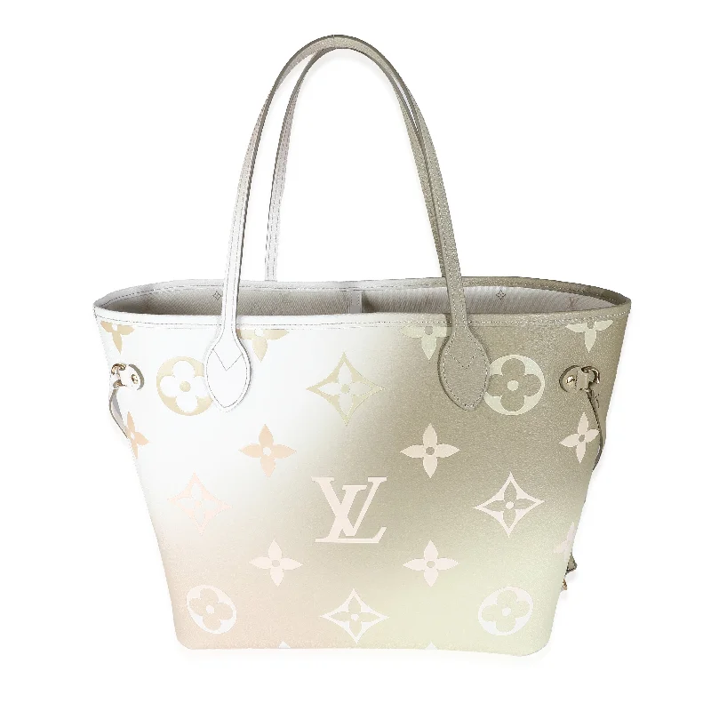 Minimalist Leather Bag For Modern Aesthetics Louis Vuitton Sunset Kaki Monogram Giant Spring In The City Neverfull MM