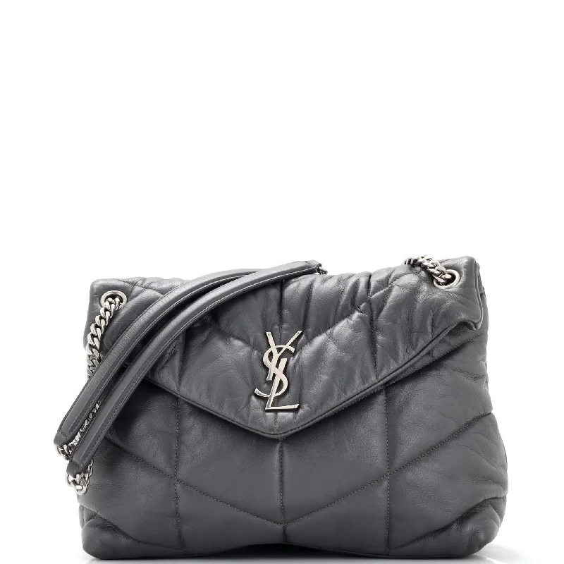 Romantic Valentine's Day Bags With Promotions Loulou Puffer Shoulder Bag Quilted Leather Medium