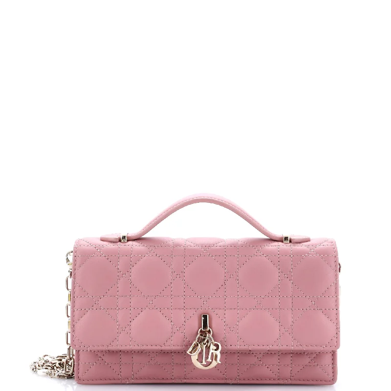 Bags With Limited-Time Deals My Dior Top Handle Flap Bag Cannage Quilt Lambskin Mini