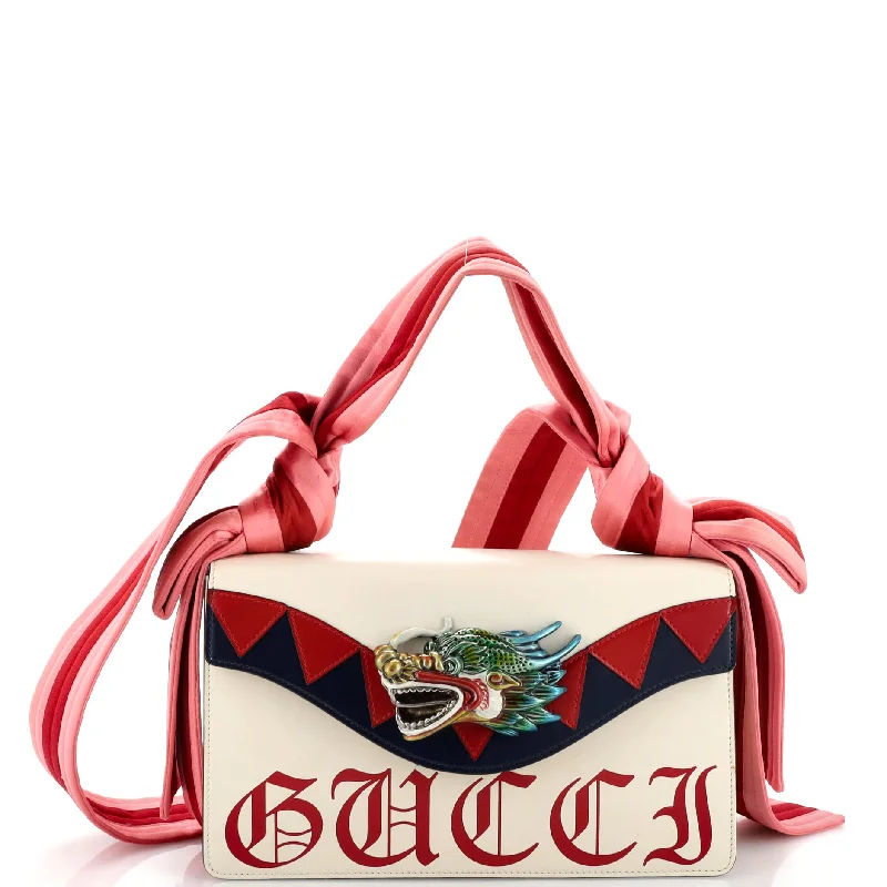 Minimalist Bags For Clean And Modern Aesthetics Naga Dragon Shoulder Bag Printed Leather Small