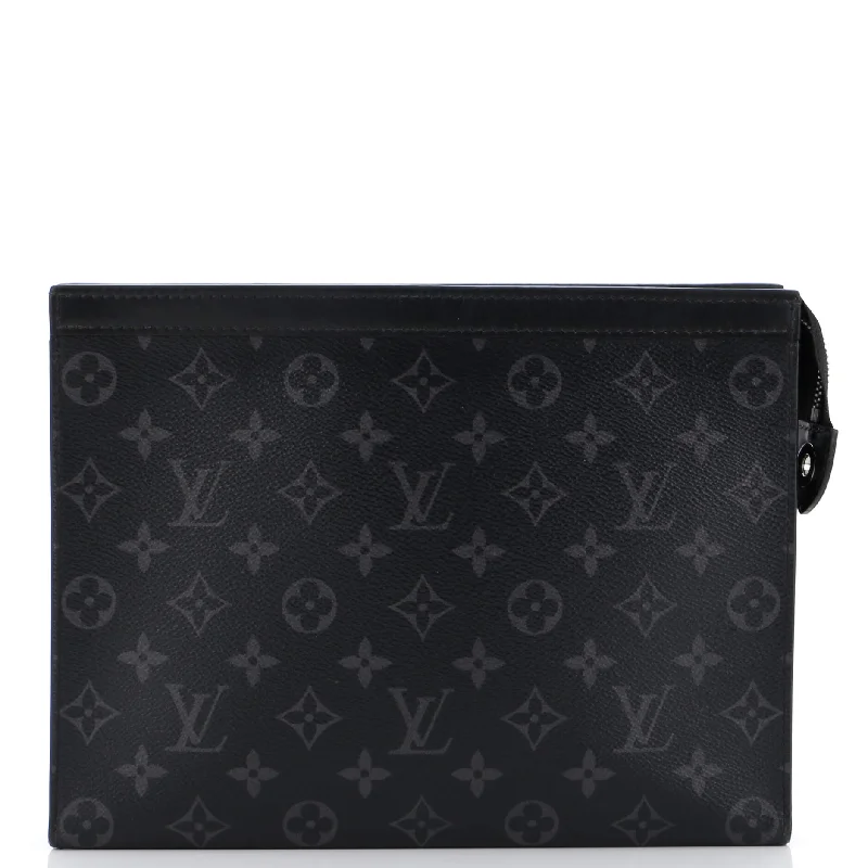 Everyday Bags For Work, School, Or Errands Pochette Voyage Monogram Eclipse Canvas MM