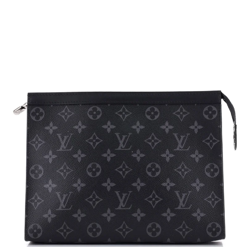Stylish Bag For Women Pochette Voyage Monogram Eclipse Canvas MM