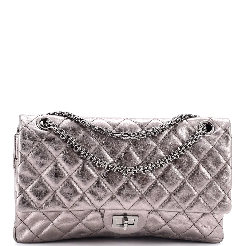 Trendy Bags For Teenage Girls Reissue 2.55 Flap Bag Quilted Metallic Aged Calfskin 226