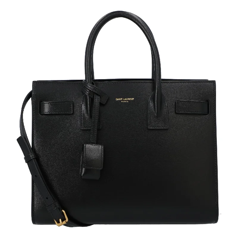 Flash Sale On Premium Bags Saint Laurent Baby Sac De Jour Made Of Smooth Leather Black