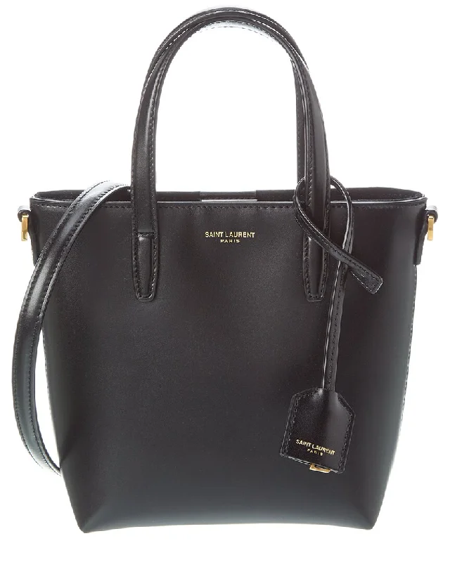 Minimalist Leather Bag For Modern Aesthetics Saint Laurent Toy Mini Leather Shopping Tote