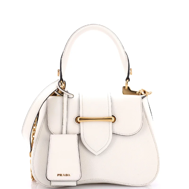 Stylish Bags For Fashion Influencers And Bloggers Sidonie Top Handle Bag Saffiano Leather Small