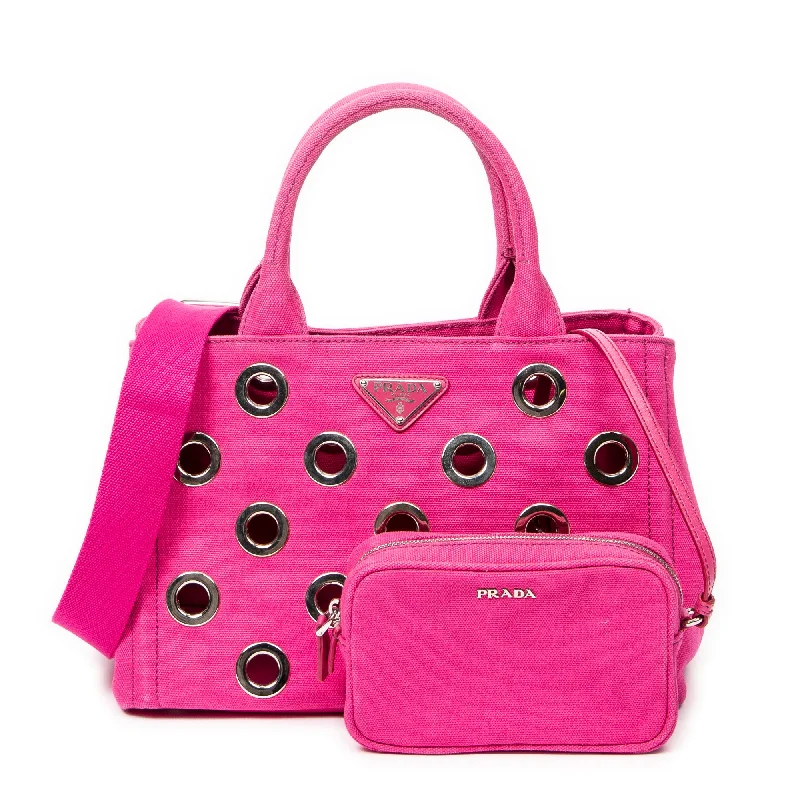 Vibrant Bags With Discounts Small Grommet Canapa Tote