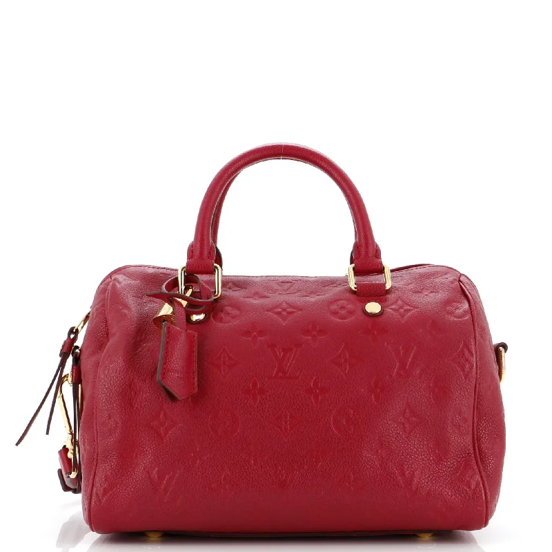 Eco-Friendly Bags With Promotions Speedy Bandouliere Bag Monogram Empreinte Leather 25