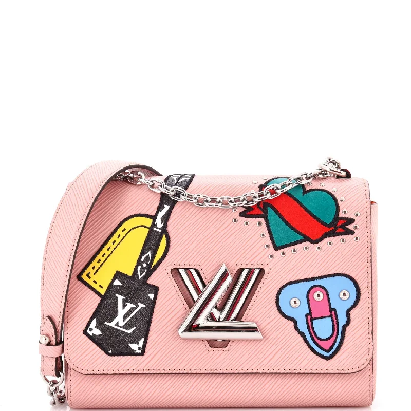 Edgy Bags For Bold And Daring Fashionistas Twist Handbag Limited Edition Patches Epi Leather MM