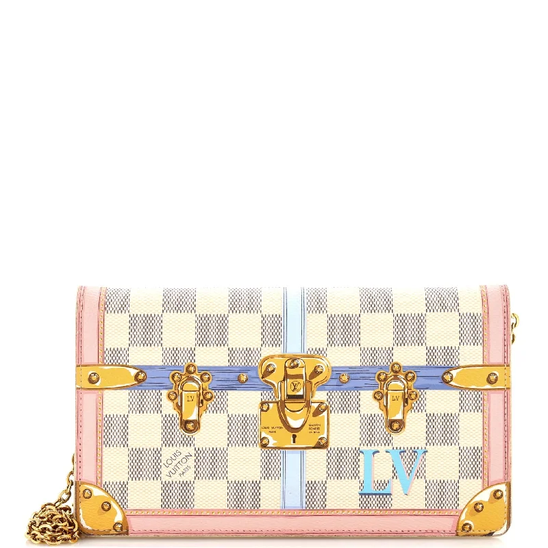 Eco-Friendly Bags For Sustainable Fashion Lovers Weekend Pochette Limited Edition Damier Summer Trunks