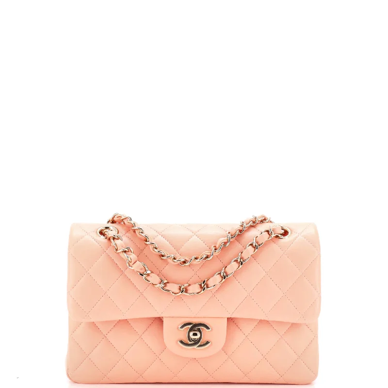 Festival Bags For Concerts And Events Classic Double Flap Bag Quilted Lambskin Small