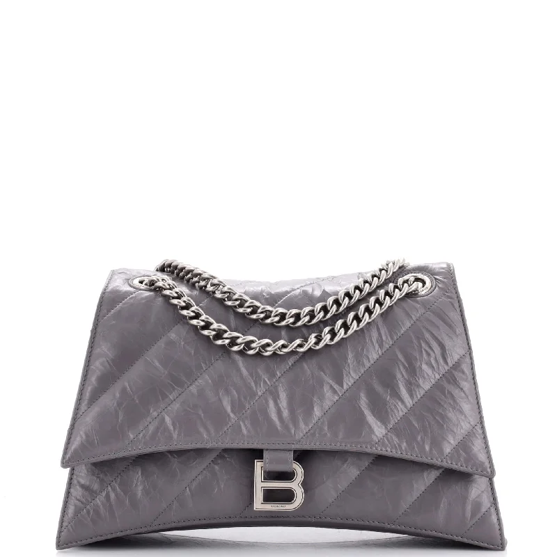 Inspired Bags For High-End Fashion Crush Chain Flap Bag Quilted Crushed Calfskin Medium