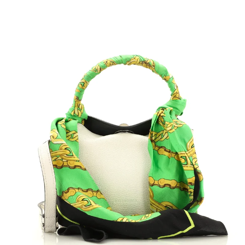 Elegant Bags For Formal Events And Luxury Occasions Flap Scarf Top Handle Bag Leather XS