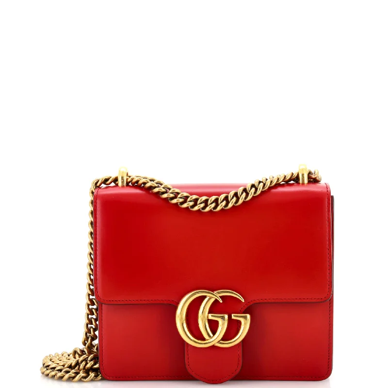 Trendy Festival Bags With Limited-Time Offers GG Marmont Chain Shoulder Bag Leather Small