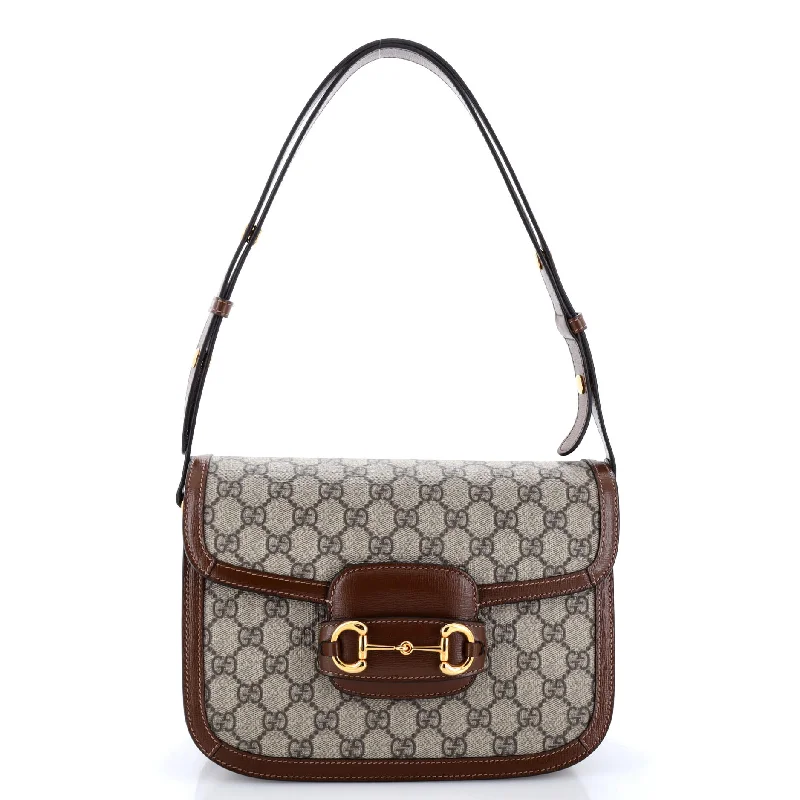 Inspired Bags For Luxury Fashion Lovers Horsebit 1955 Shoulder Bag GG Coated Canvas East West