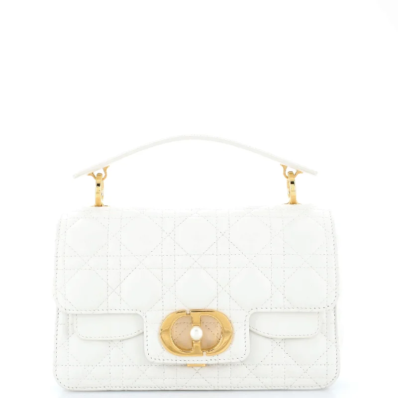 Bags For Minimalist And Functional Design Jolie Top Handle Bag Cannage Quilt Lambskin Small