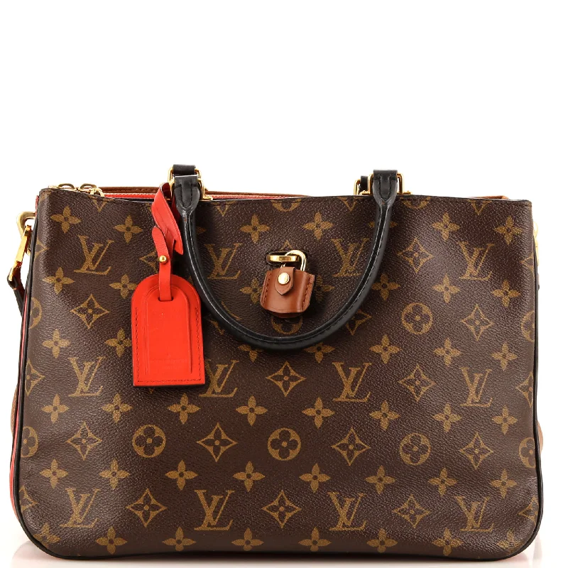 Bags For Personalized Gifts Millefeuille Handbag Monogram Canvas and Leather