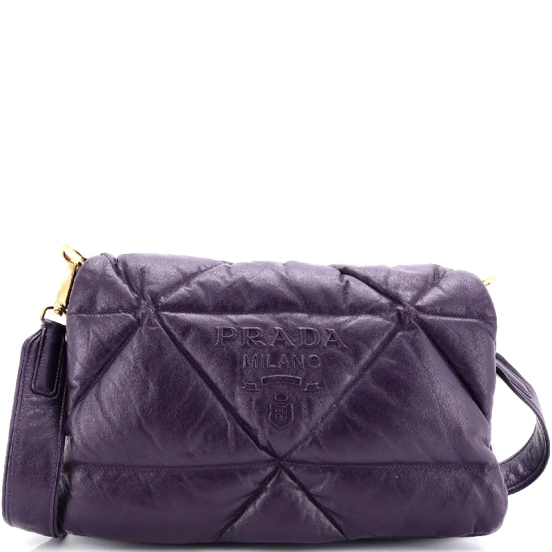 Limited-Time Offers On Trendy And Stylish Bags Padded Shoulder Bag Quilted Nappa Leather
