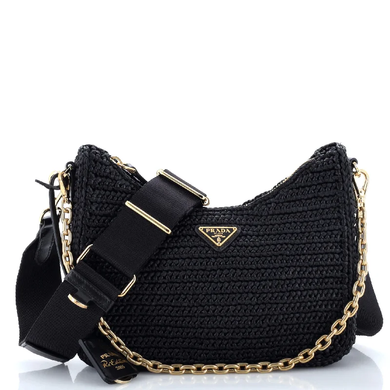 Tsa-Approved Bags For Hassle-Free Airport Security Re-Edition 2005 Shoulder Bag Raffia Small