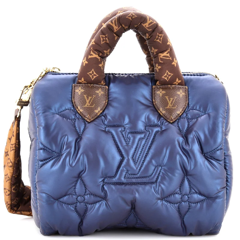 Eco-Friendly Bags With Promotions Speedy Bandouliere Bag Monogram Quilted Econyl Nylon 25